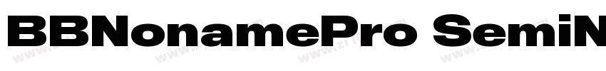BBNonamePro SemiNorm字体转换
